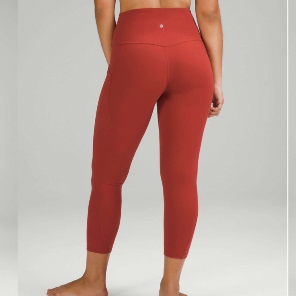 Lululemon Align High-Rise Pant with Pockets 25 Cayenne Red Leggings Size 14